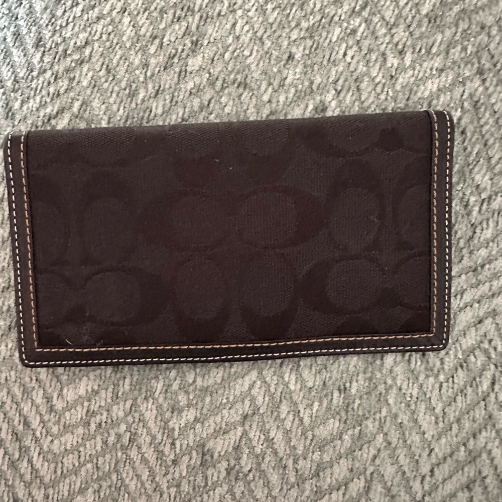 Coach Checkbook Holder